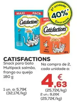 Kiwoko Catisfactions snack para gato promoção