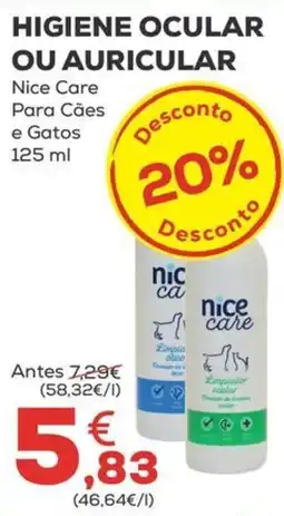 Kiwoko Nice Care higiene ocular ou auricular promoção