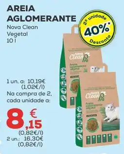 Kiwoko Areia aglomerante nova clean vegetal promoção