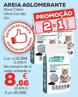 Kiwoko Areia aglomerante nova clean ultra carvão promoção
