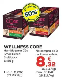 Kiwoko wellness core húmido para cão small breed multipack promoção