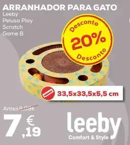 Kiwoko arranhador para gato leebys promoção