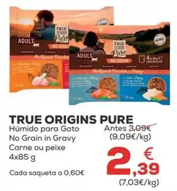 Kiwoko true origins pure húmido para gato promoção