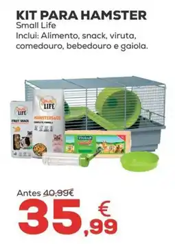 Kiwoko Kit para hamster small life promoção