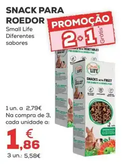 Kiwoko Snack para roedor small life diferentes sabores promoção