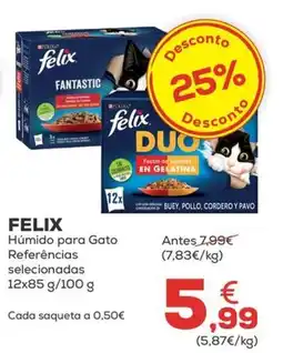 Kiwoko felix húmido para gato promoção
