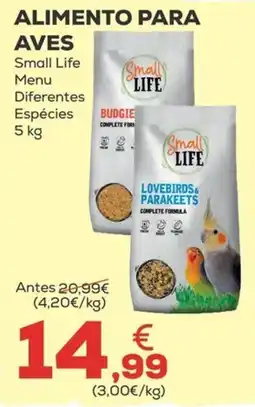 Kiwoko Small Life Alimento para aves promoção