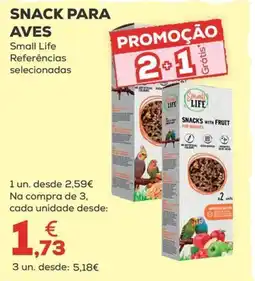 Kiwoko Snack para aves small life promoção