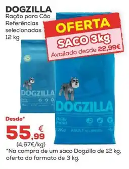Kiwoko Dogzilla ração para cão promoção