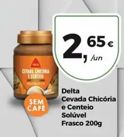 Aqui é fresco Delta Cevada Chicória e Centeio Solúvel promoção
