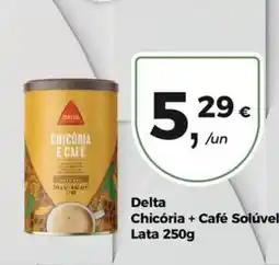 Aqui é fresco Delta Chicória + Café Solúvel promoção
