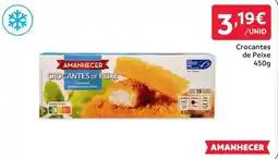 Amanhecer Amanhecer crocantes de peixe promoção