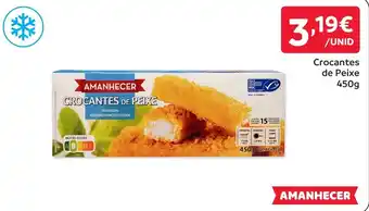 Amanhecer crocantes de peixe