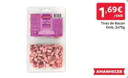 Amanhecer Bacon em tiras amanhecer promoção