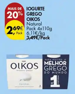 Pingo Doce Iogurte grego oikos promoção