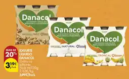 Pingo Doce Iogurte líquido danacol promoção