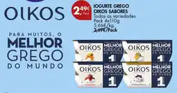 Pingo Doce Oikos iogurte grego promoção