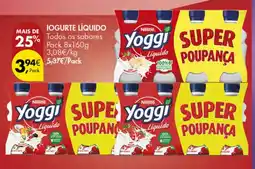 Pingo Doce Yoggi líquido promoção