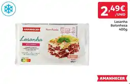 Amanhecer Lasanha bolonhesa amanhecer promoção