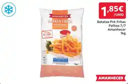 Amanhecer Batata frita palitos finos amanhecer promoção