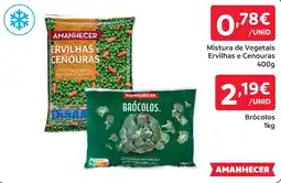 Amanhecer Amanhecer mistura de vegetais ervilhas e cenouras promoção