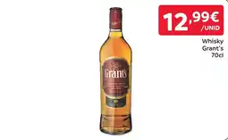 Amanhecer Whisky Grant's promoção