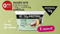 Pingo Doce Iogurte skyr ananás e coco promoção