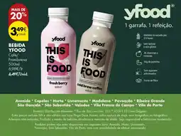 Pingo Doce Bebida yfood café/framboesa promoção