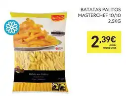 Recheio Masterchef - batatas palitos promoção