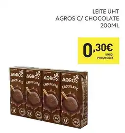 Recheio Agros - leite uht promoção
