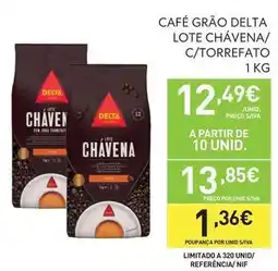 Recheio Delta - café grão lote chavena/ c/torefato promoção