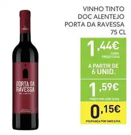 Recheio Porta da ravessa - vinho tinto promoção