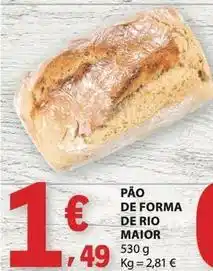 E.Leclerc Rio maior - pão de forma de rio promoção
