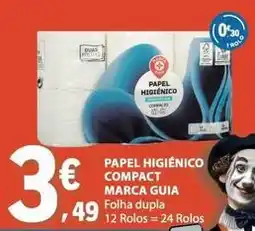 E.Leclerc Marca guia - papel higiénico compact promoção