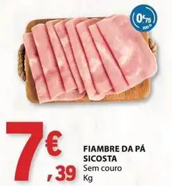 E.Leclerc Fiambre da pá sicosta promoção