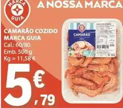 E.Leclerc Marca guia - camarão cozido promoção