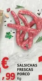 E.Leclerc Salsichas frescas porco promoção