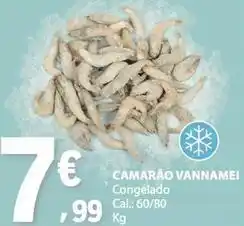 E.Leclerc Camarão vannamei promoção