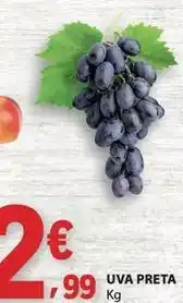 E.Leclerc Uva preta promoção