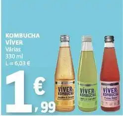 E.Leclerc Kombucha promoção