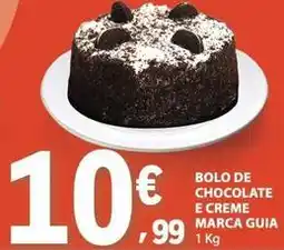 E.Leclerc Marca guia - bolo de chocolate e creme promoção