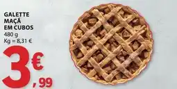E.Leclerc Galette maçã em cubos promoção