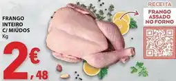 E.Leclerc Frango inteiro c/mudos promoção