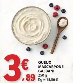 E.Leclerc Galbani - queijo mascarpone promoção