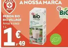 E.Leclerc Bio - bebida bio bio village promoção