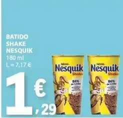 E.Leclerc Nesquik - batido shake promoção