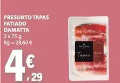 E.Leclerc Damatta - presunto tapas fatiado promoção
