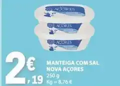 E.Leclerc Nova açores - manteiga com sal promoção