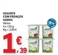 E.Leclerc Agros - iogurte com pedaços promoção