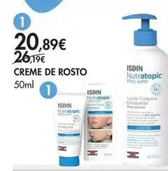 Pingo Doce Isdin - creme de rosto promoção